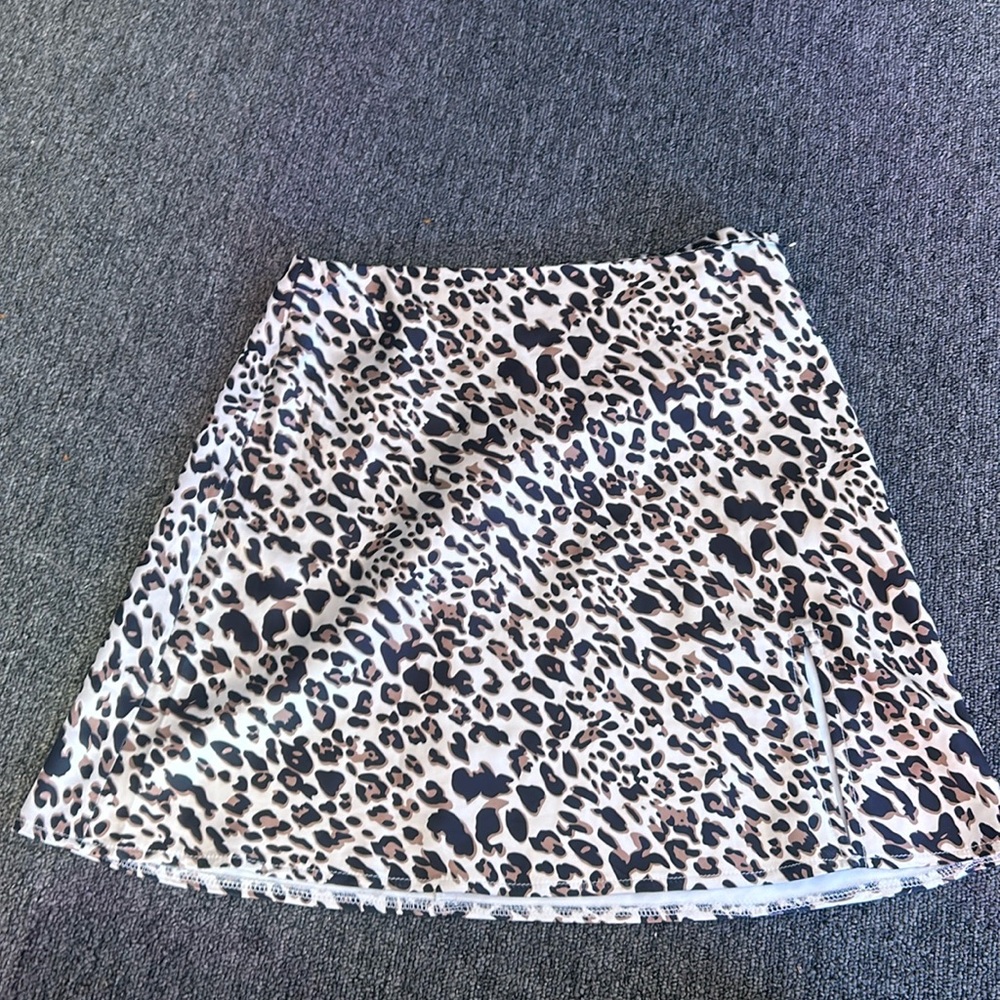 Princess Polly Cheeta Print Skirt